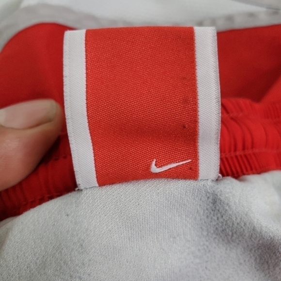 Ohio State Red Nike Dri-Fit Team Womens Large 12-14 Running Shorts - Picture 7 of 10
